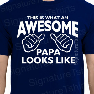 ... Papa Looks like T-Shirt mens grandpa grandfather dad shirt grandparent