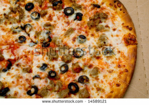 Pizza Hut Buffet Pepperoni Italian Sausage Slices
