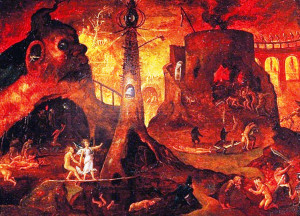 Image of Hell in the style of Bosch