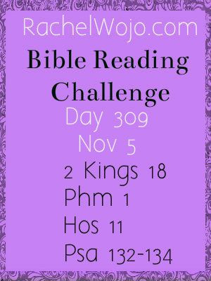 Bible Reading Challenge Day 309 #bibleinayear