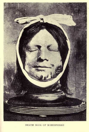 Death mask of Robespierre