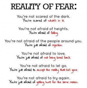 Harsh Truths About The Reality Of Fear You May Not Realize
