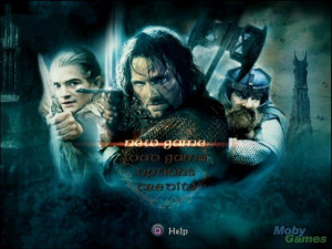 ... the Rings Lord of the Rings: The Two Towers (PS2 version) screenshot