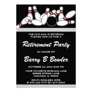 Retirement Party Invitations