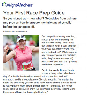 Weight Watchers interview