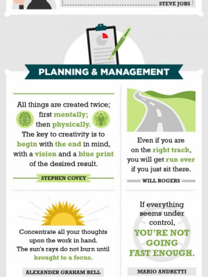 15 Management Quotes to Live By Infographic