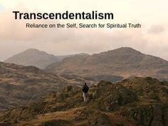 ... teachers transcendentalism powerpoint the american transcendentalists