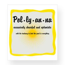 Pollyanna Definition Wine Label for