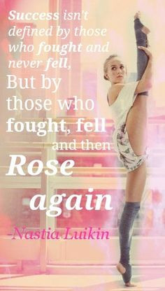 ... fought and rose again. - @Nastia Liukin #NationalGymnasticsDay More