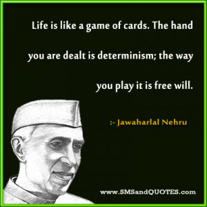 Life Is Like A Game Of Cards