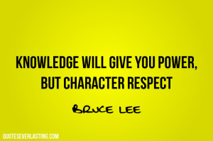 Knowledge and Character