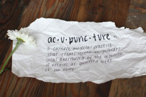 The acupuncture diaries, a first timer discusses her acupuncture ...