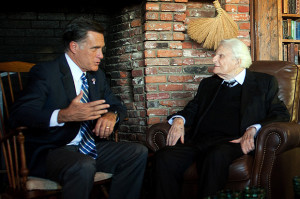 Romney, Billy Graham Rally Base: `I’ll Do All I Can… Quote Me’