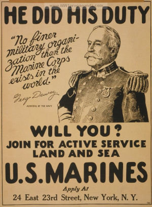 He did his duty - will you? U.S. Marines - join for active service ...