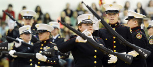 The Charleston Gazette JROTC drill team marks USMC birthday photos