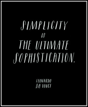Quotable quotes sayings simplicity leonardo da vinci