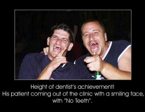 dentist ran out of anesthetics just before the last extraction for ...