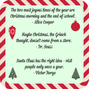 Merry Christmas and Fun Christmas Quotes