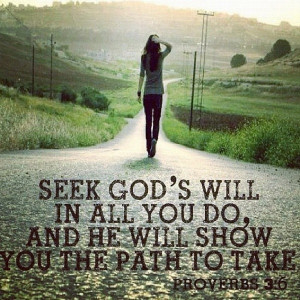 Seek Ye First the Kingdom of God.