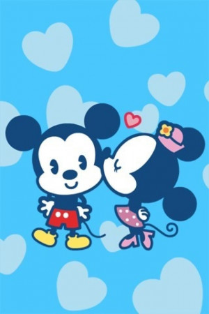 Mickey and Minnie in Love