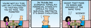 Dilbert on Flirting During a Recession