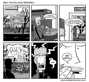 Self Fulfilling Prophecy Comic Self-fulfilling prophecy