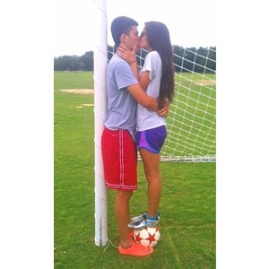 Soccer couple Couple Posing Shot Ideas