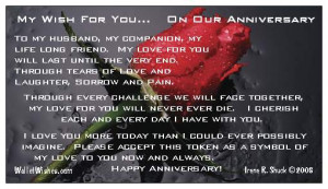Happy 6th Anniversary To My Husband