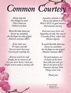 Quotes About Common Courtesy