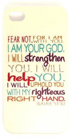 Bible-Isaiah-41-10-Saying-Words-Quote-Phone-Case-Cover-For-iPhone-4 ...