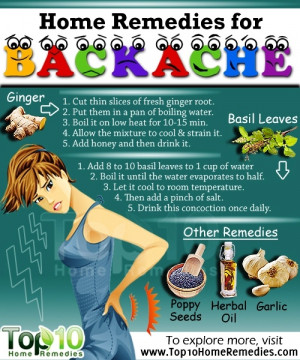 home remedies for