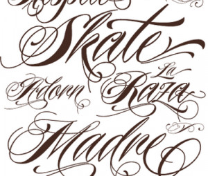 tattoo quotes fonts script 500x425 photo