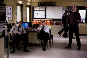 Still of Kirk Acevedo and Brían F. O'Byrne in Prime Suspect (2011)