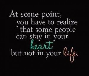 Sad Quote: At some point, you have to realize...