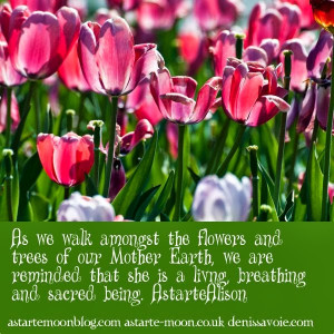 As we walk amongst the flowers and trees of our Mother Earth, we are ...