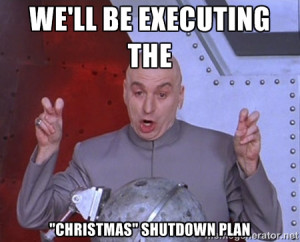 Dr. Evil Air Quotes - We'll be executing the 