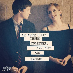 Perks of being a wallflower ;)