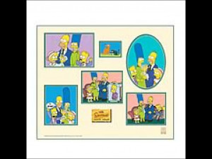 Simpsons Family Album Unframed