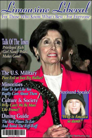 Nancy Pelosi Limousine Liberal Magazine