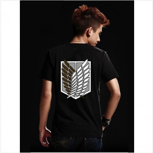 Attack on Titan Freedom Wings logo t shirt details: