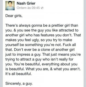 Nash Grier. Just like his other picture like this... He's perfect. And ...
