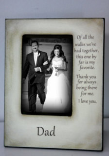 Father Daughter Wedding Frame
