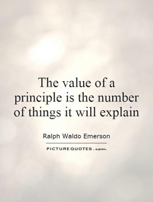 ... principle is the number of things it will explain Picture Quote #1
