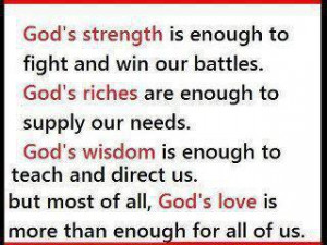 Christian Quotes strength wisdom fight battles teach