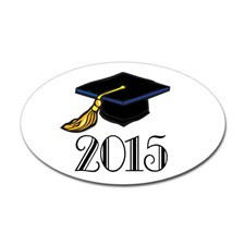 High School College Graduation Class Of 2015 Stickers