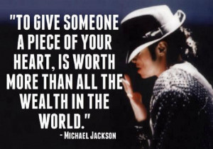 to give someone a piece of your heart is worth more than all the ...