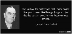 More Joseph Force Crater Quotes