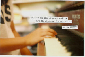 aaron copland, music, piano, quote - inspiring picture on Favim.com