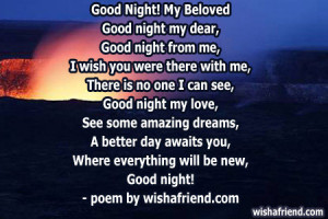 Good Night! My BelovedGood night