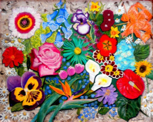 still-life - Flower Explosion by Dawn Johnson